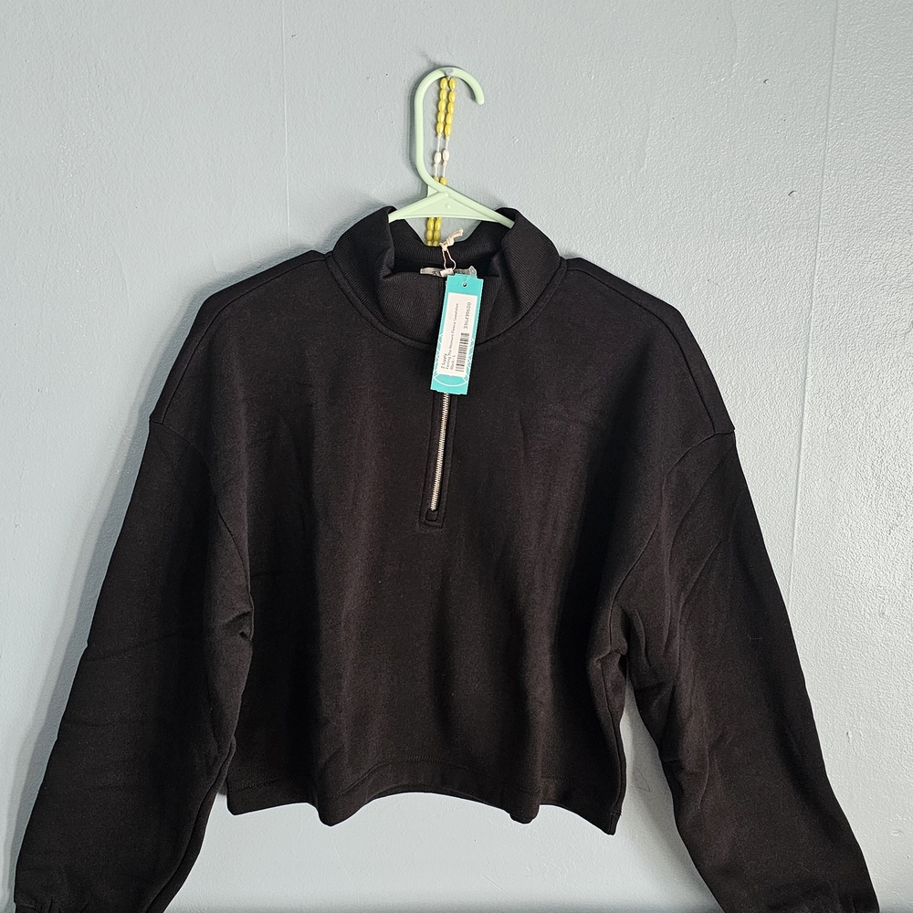 Z Supply Black Crop Top